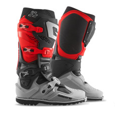 Мотоботи GAERNE SG-22 Gore -tex enduro колір червоний/чорний/сірий,  limited edition — Розмір  42