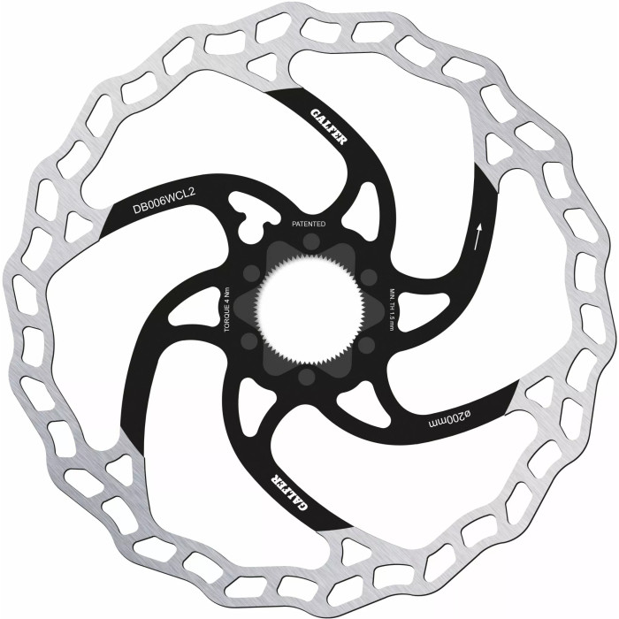 Виправлено Disc Wave® Center-Lock
