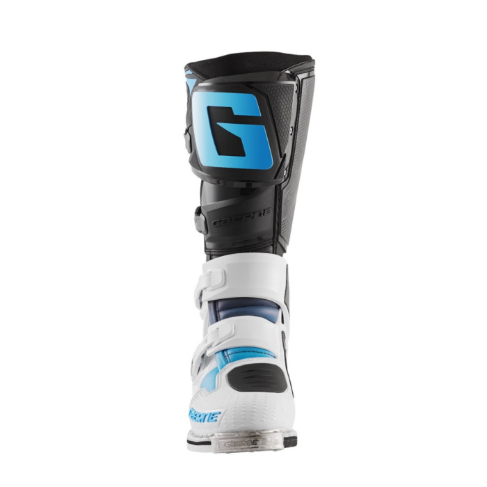 Мотоботи GAERNE SG-12 Limited Edition Чорний/Білий/Carolina Блакитний — Розмір 44