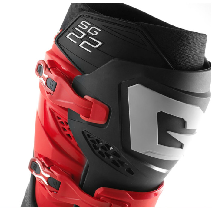 Мотоботи GAERNE SG-22 Gore -tex enduro колір червоний/чорний/сірий, limited edition — Розмір 42