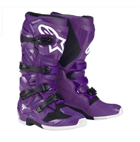 Мотоботи ALPINESTARS Tech 7 Фіолетові — Розмір 10  (44.5)