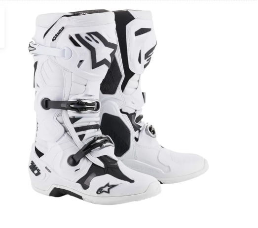 Мотоботи ALPINESTARS Tech 10 Білі розмір 44.5  (US10)