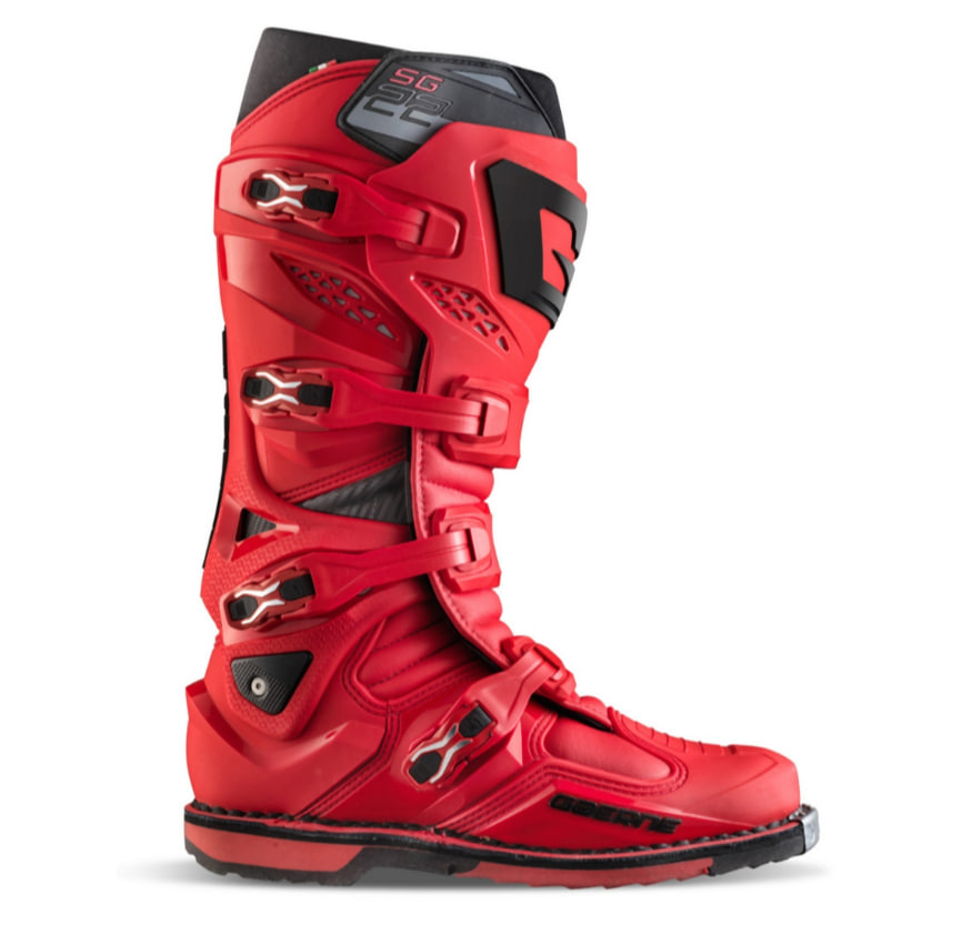 Мотоботи GAERNE SG-22 Red — Червоні Cross/enduro  — Розмір 43