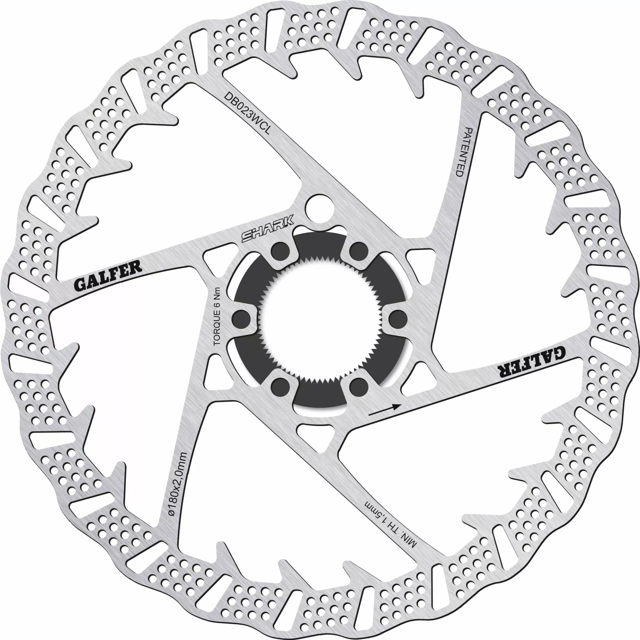 Виправлено Disc Shark® Center-Lock
