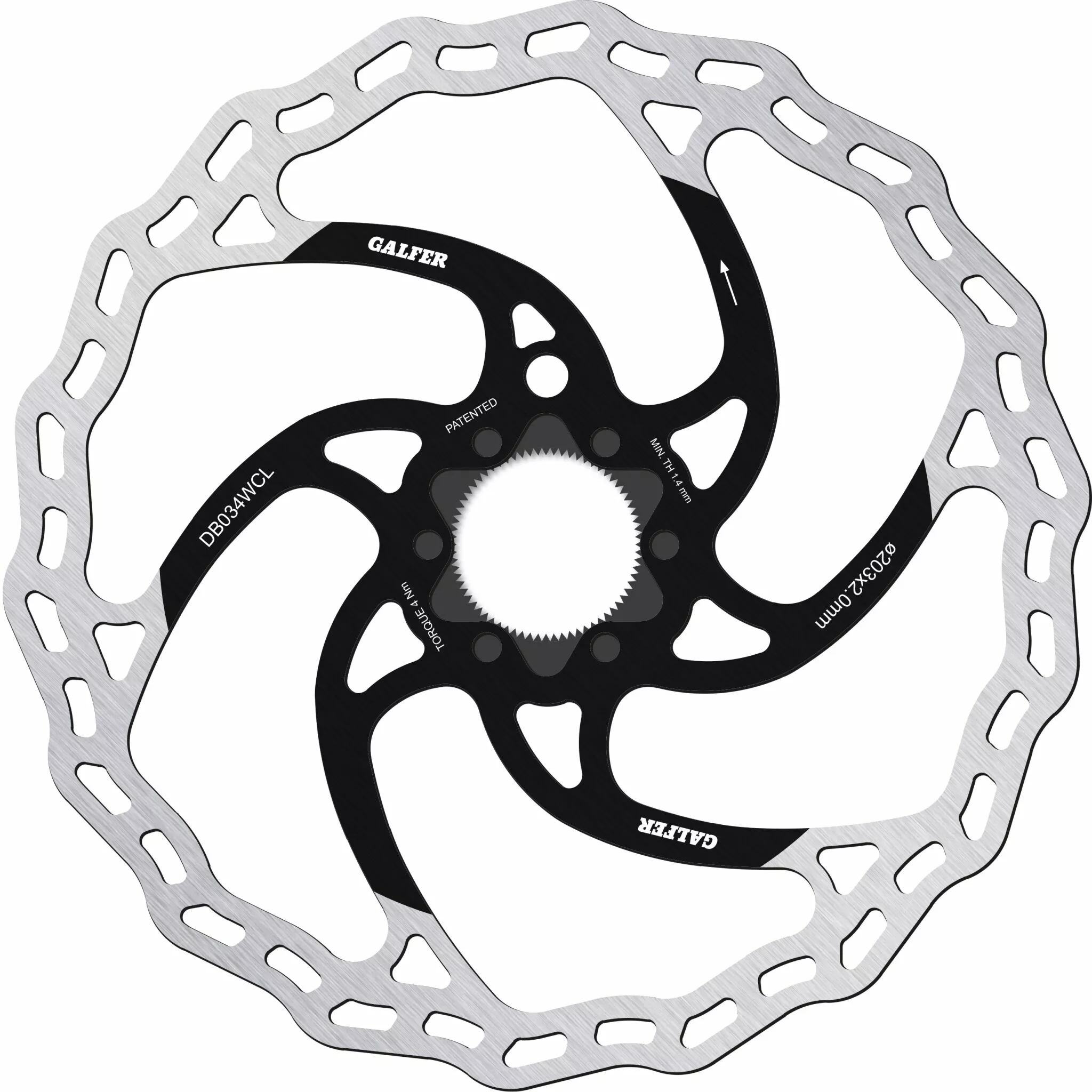 Виправлено Disc Wave® Center-Lock