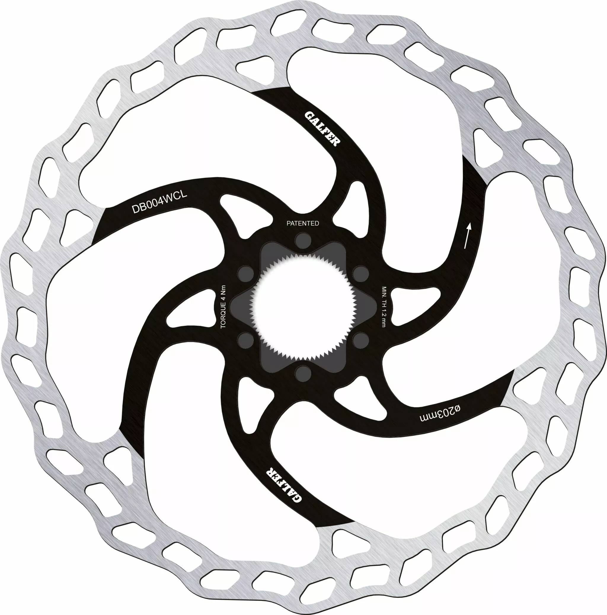 Виправлено Disc Wave® Center-Lock