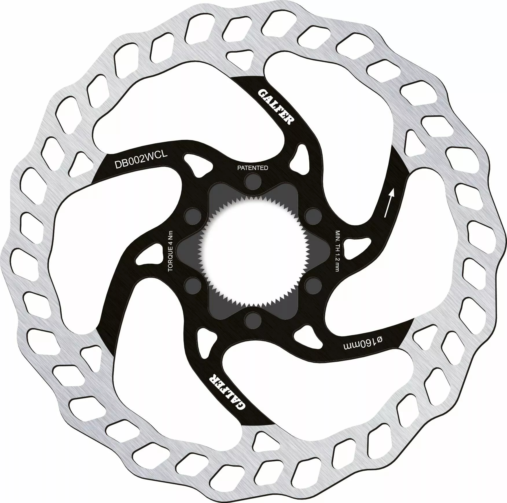 Виправлено Disc Wave® Center-Lock