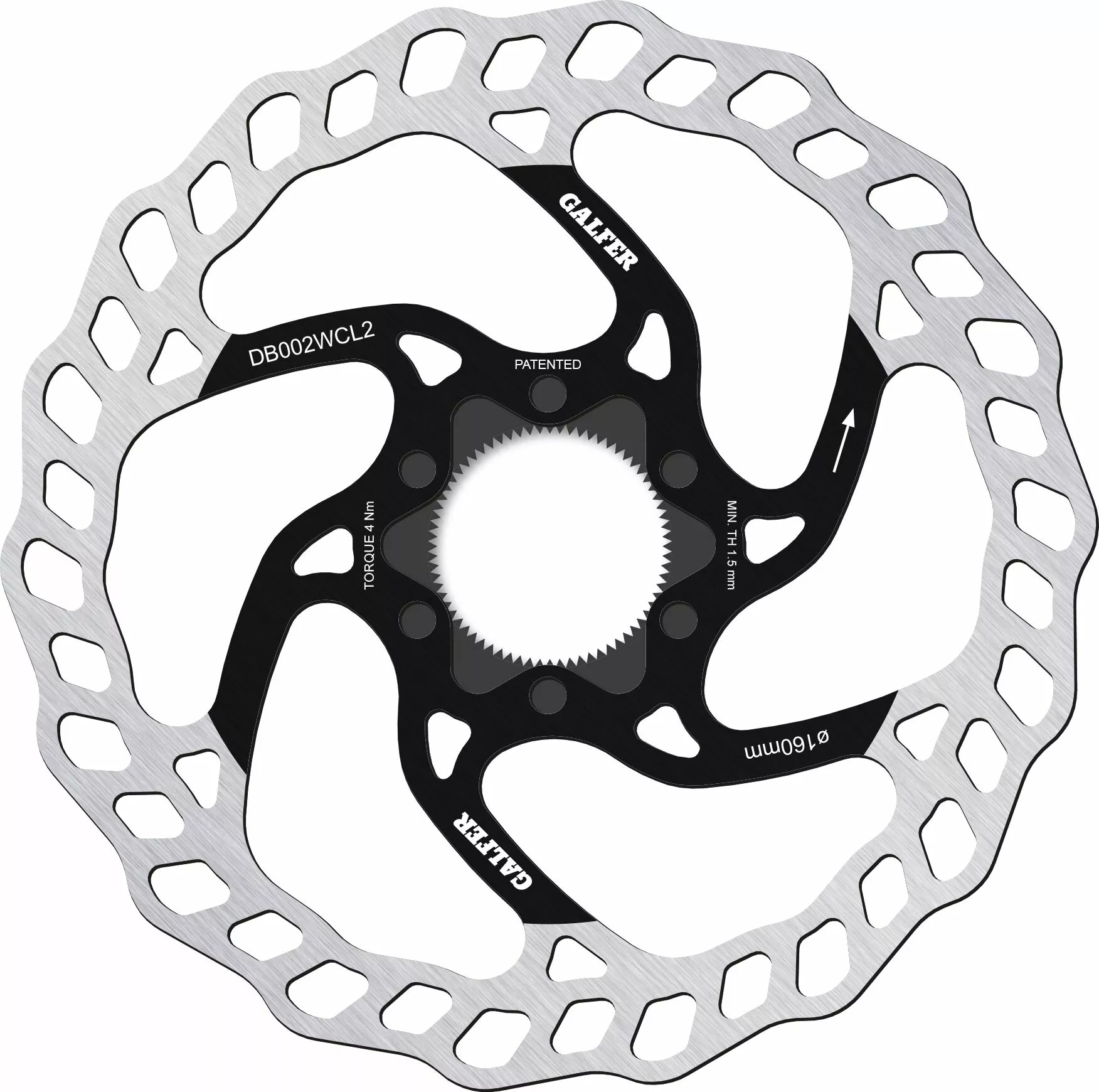 Виправлено Disc Wave® Center-Lock