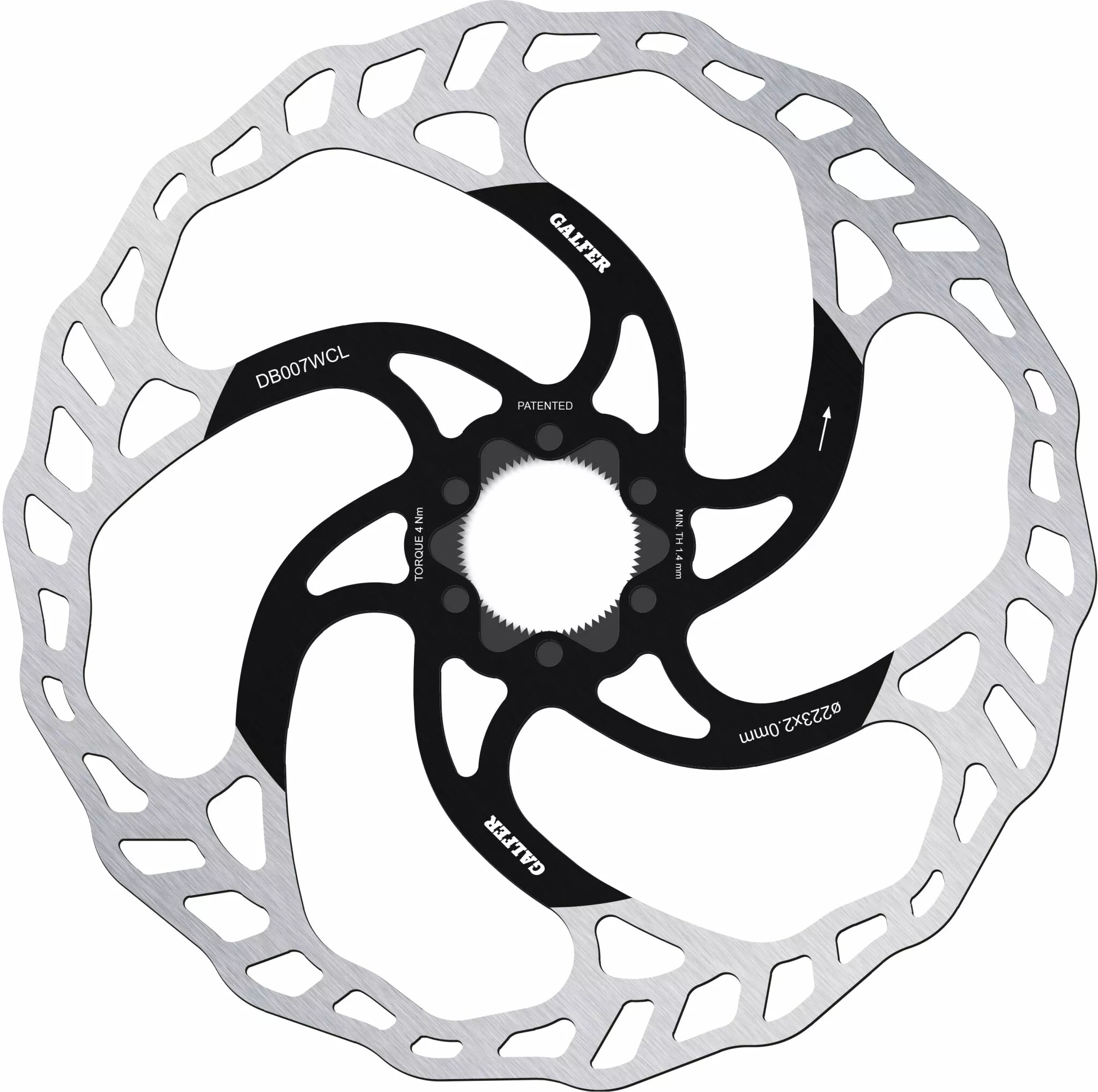 Виправлено Disc Wave® Center-Lock