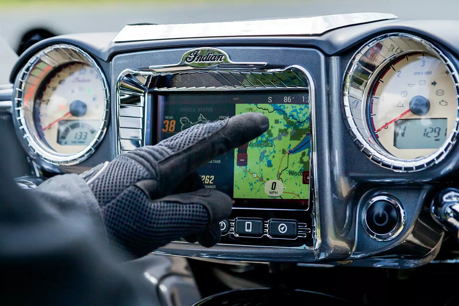 Aztec Gauge Cluster Accents