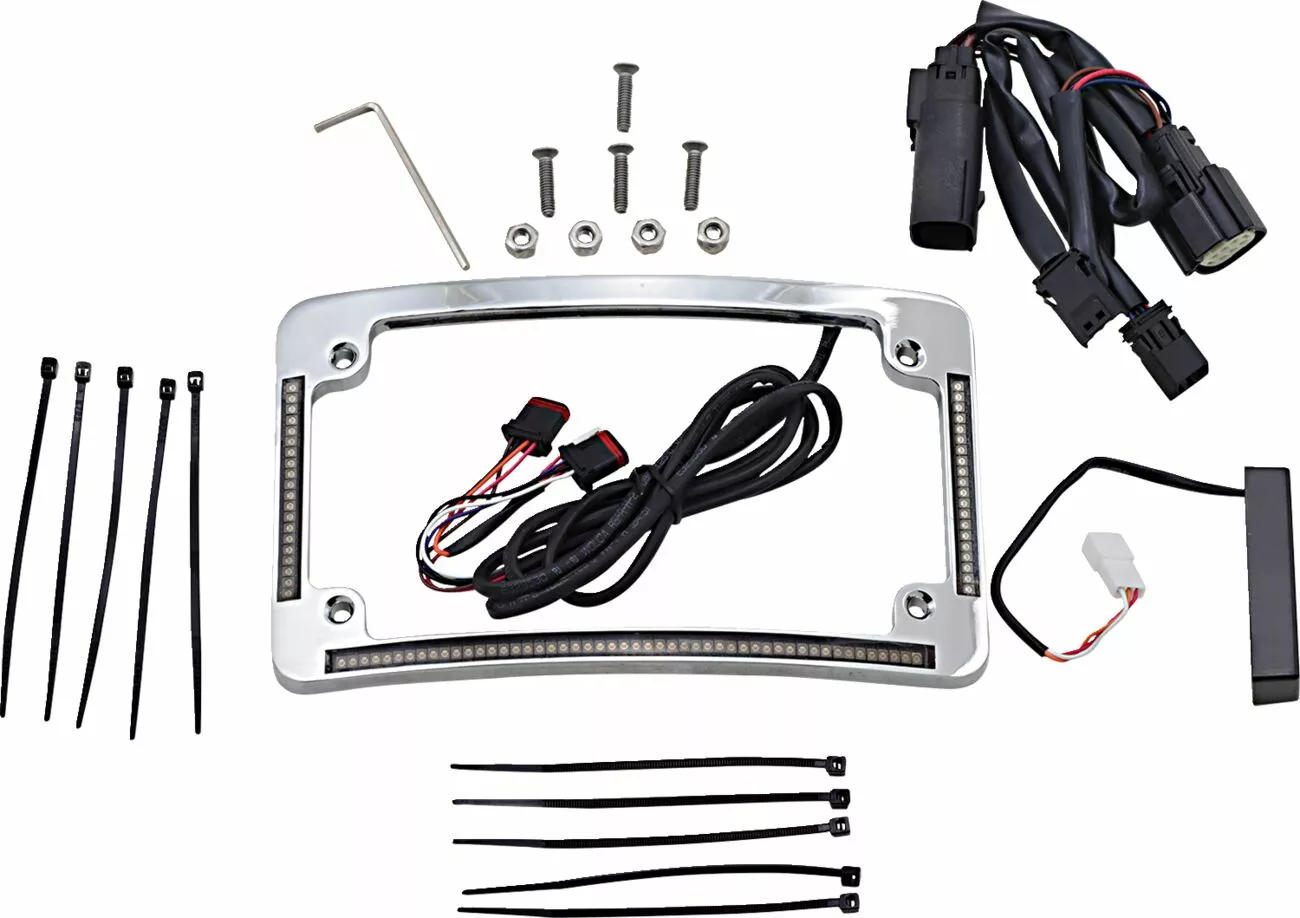 Plug & Play Run/Brake/Turn Світлодіодна радіусна рамка номерного знака