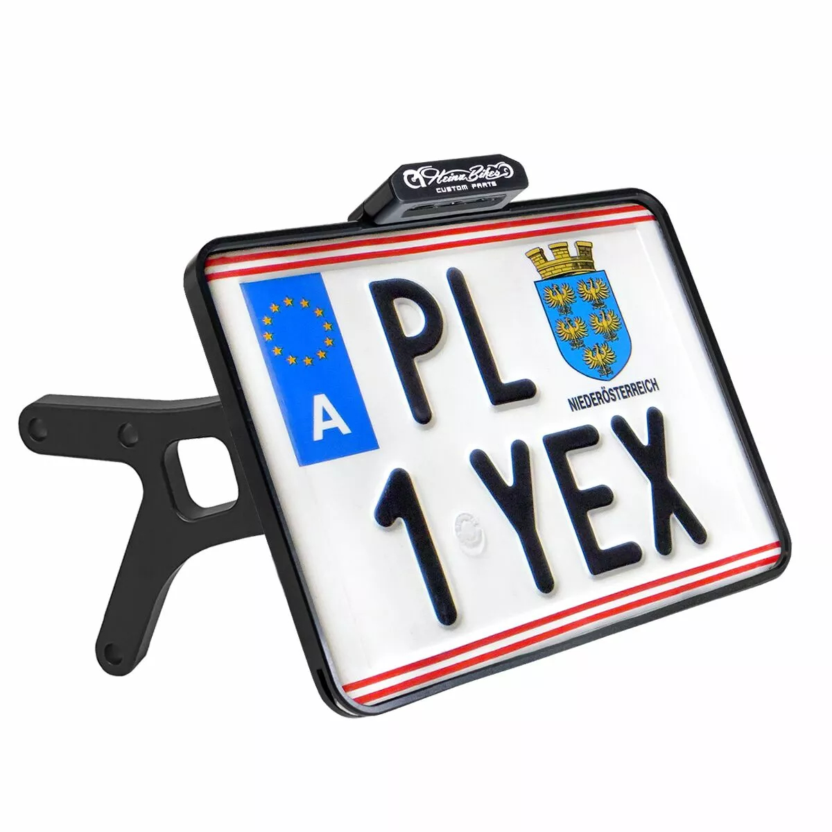 Бічні кріплення номерного знака