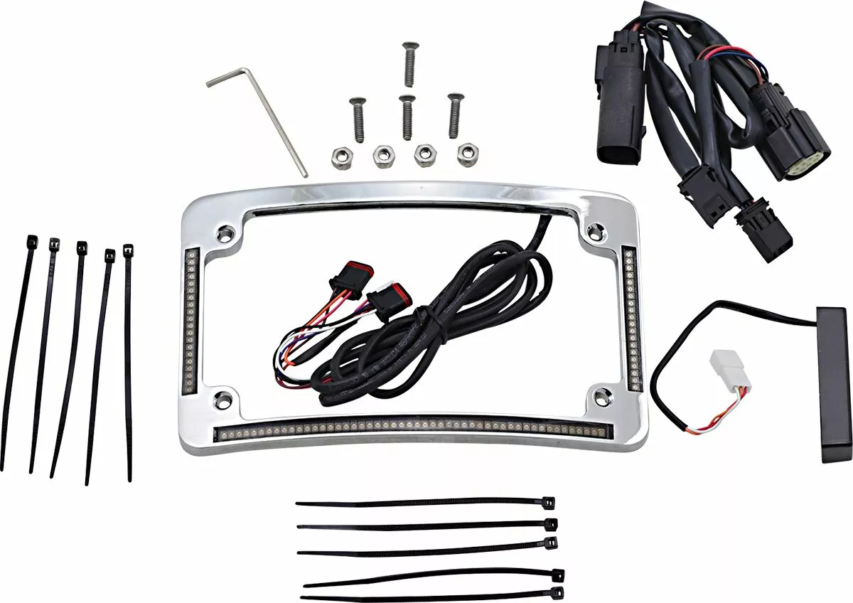 Plug & Play Run/Brake/Turn Світлодіодна радіусна рамка номерного знака