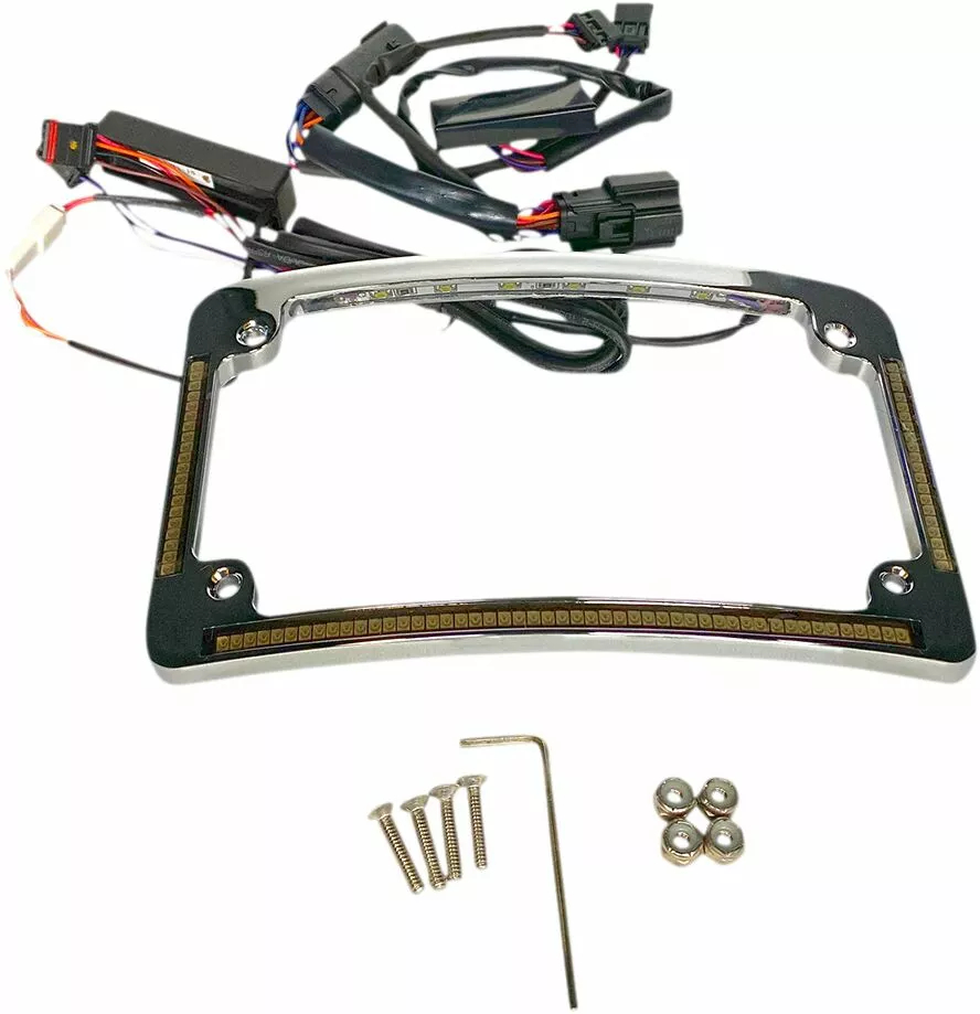 Plug & Play Run/Brake/Turn Світлодіодна радіусна рамка номерного знака