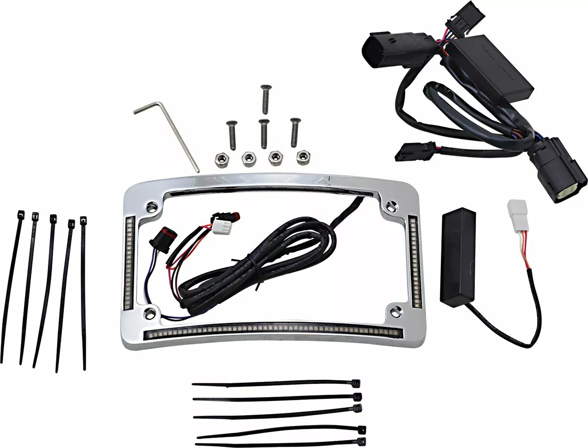 Plug & Play Run/Brake/Turn Світлодіодна радіусна рамка номерного знака