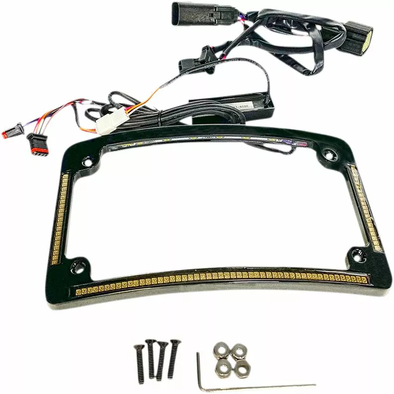 Plug & Play Run/Brake/Turn Світлодіодна радіусна рамка номерного знака