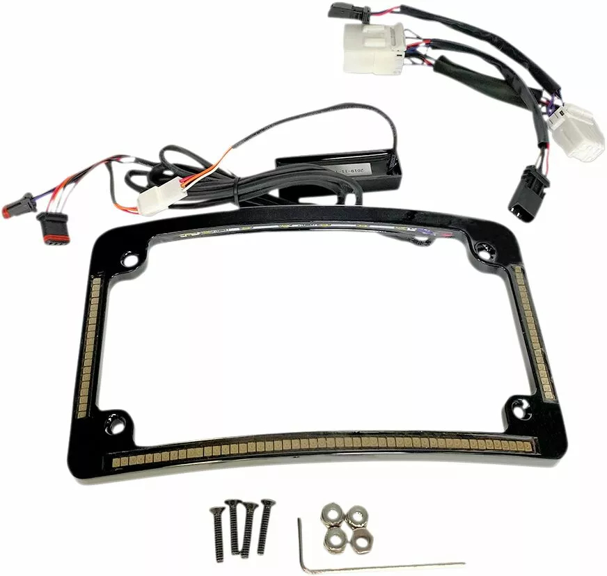 Plug & Play Run/Brake/Turn Світлодіодна радіусна рамка номерного знака