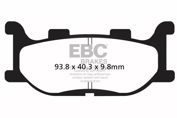 Гальмівні колодки для скутерів SFAC Carbon Series