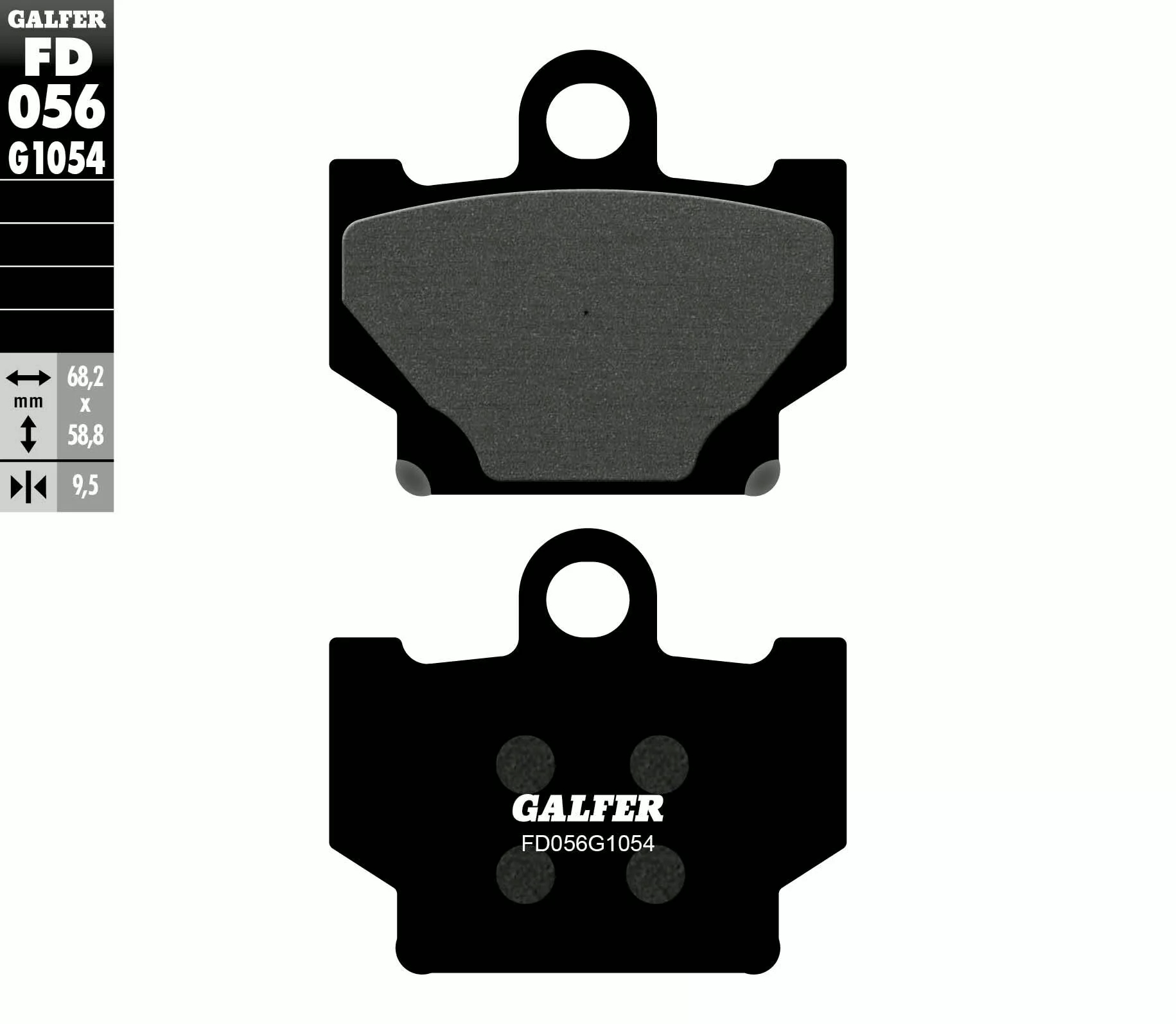 Напівметалічні гальмівні колодки