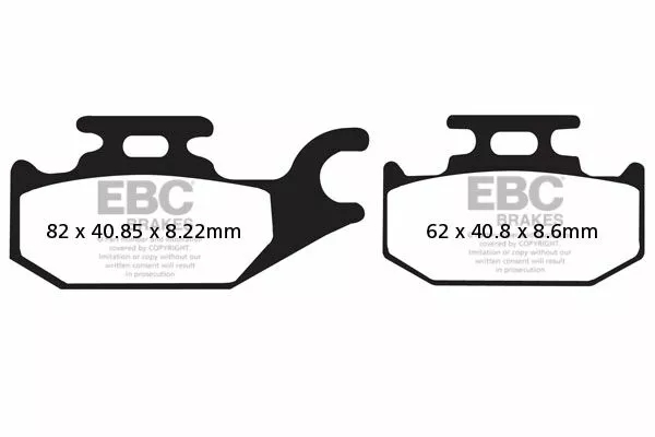Гальмівні колодки для скутерів SFAC Carbon Series