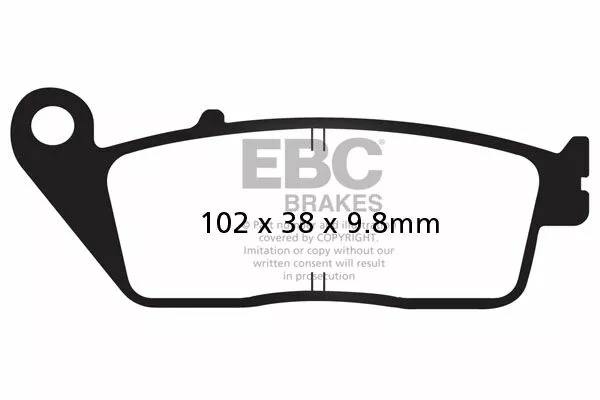 Гальмівні колодки для скутерів SFAC Carbon Series