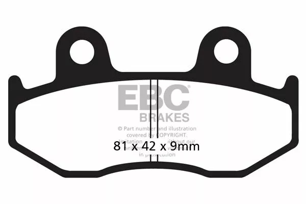 Гальмівні колодки для скутерів SFAC Carbon Series