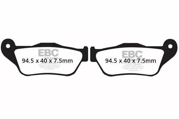 Гальмівні колодки для скутерів SFAC Carbon Series