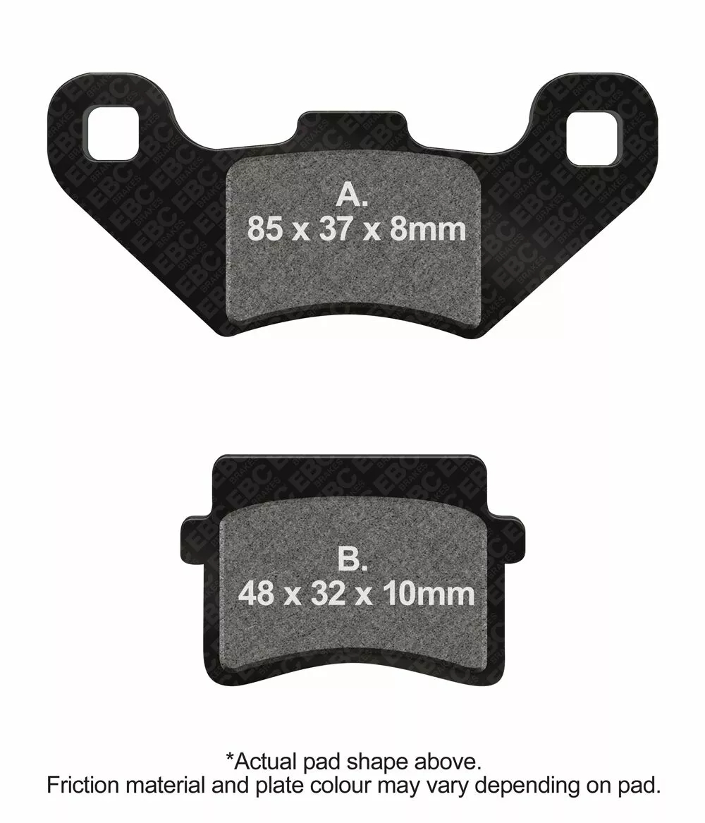 Гальмівні колодки для скутерів SFAC Carbon Series