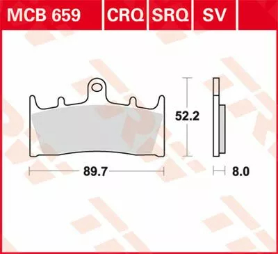 Гальмівні колодки Carbon Race серії CRQ