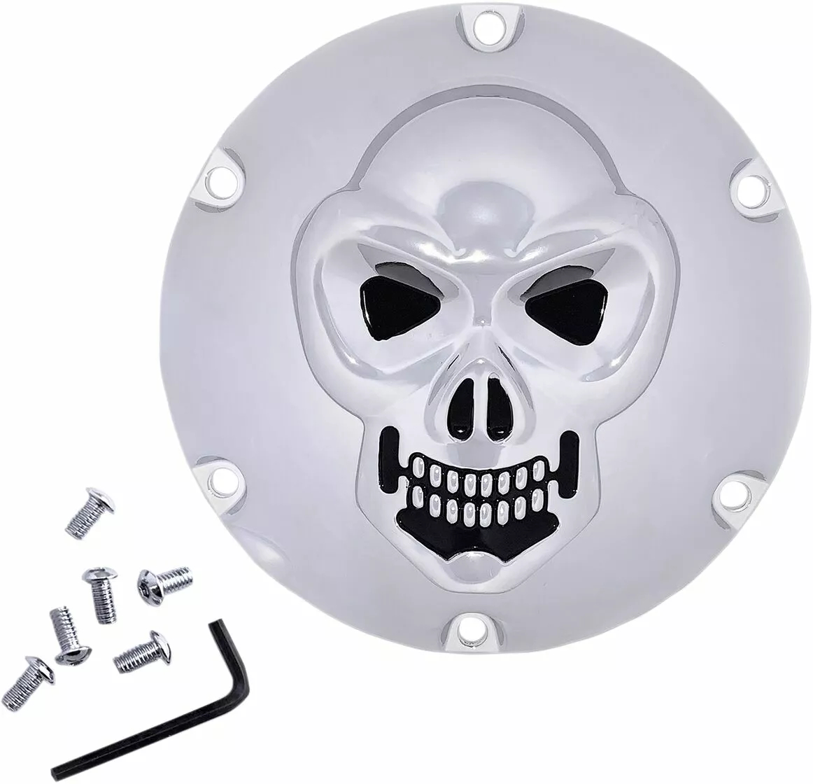 Обкладинка Chrome 3-D Skull Derby