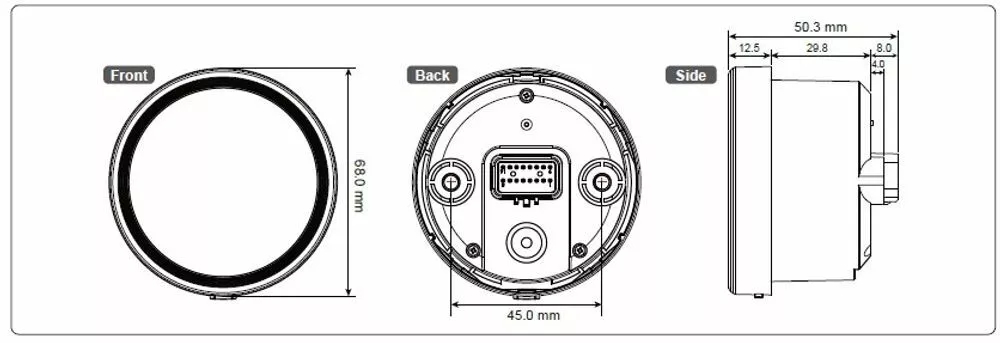 D60-HD TNT-05 Спідометр з ABE