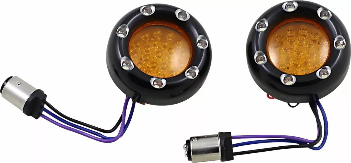Комплект LED "Fire Ring" для заводського корпусу покажчика повороту "Deuce Style".