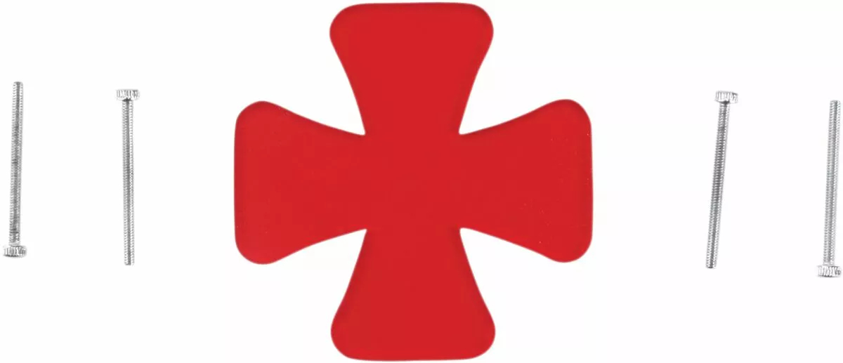 Червона змінна лінза для габаритного ліхтаря Mini Maltese Cross