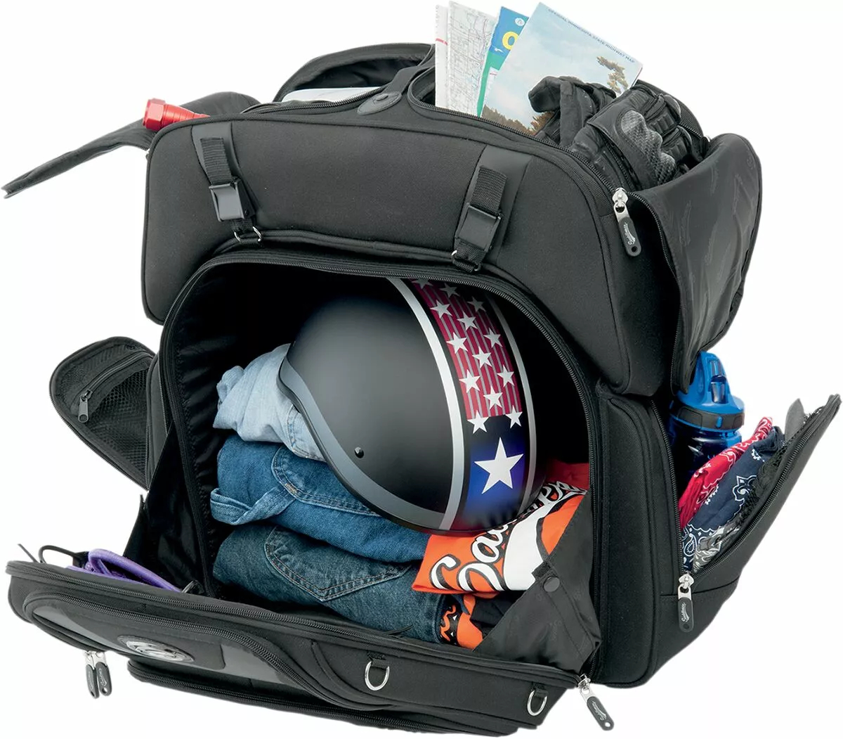 FTB3600 Sport Sissy Bar and Combo Bag