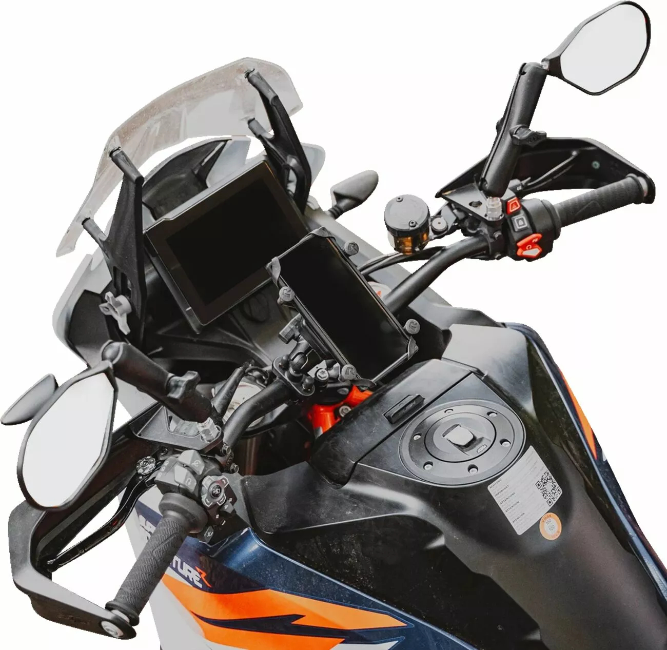 Комплект Tough-Mirror™ з основами M10-1.25/адаптерами M10-1.5 - довга рука