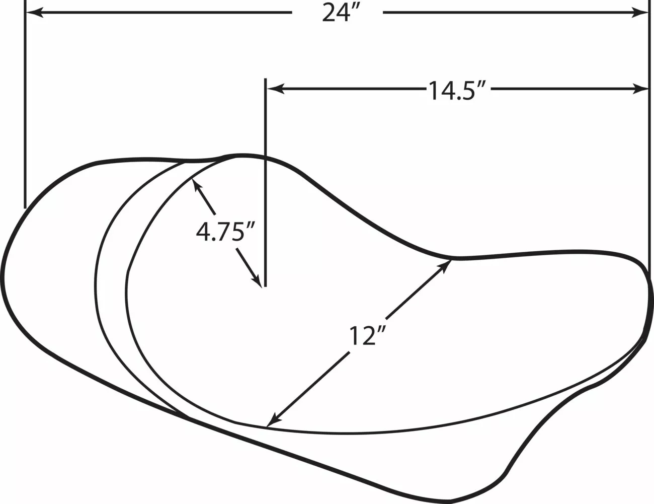 EZ-ON Mount Forward Low Solo Seat
