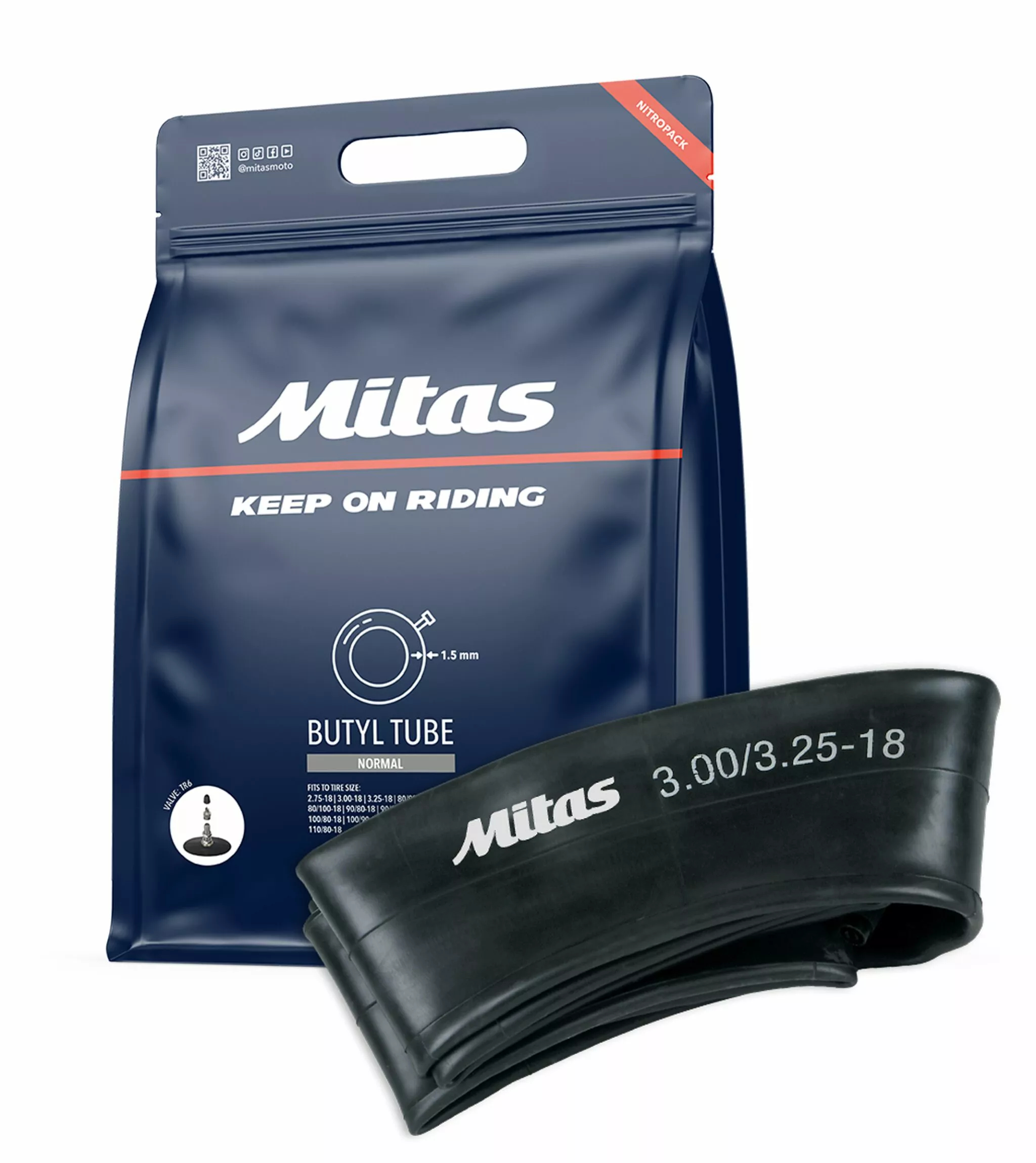 Камера MITAS standart 1,5 мм TR4