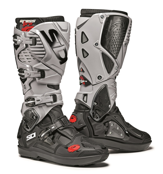 Мотоботи Sidi Crossfire 3 SRS Чорні/Сірі — Розмір 46