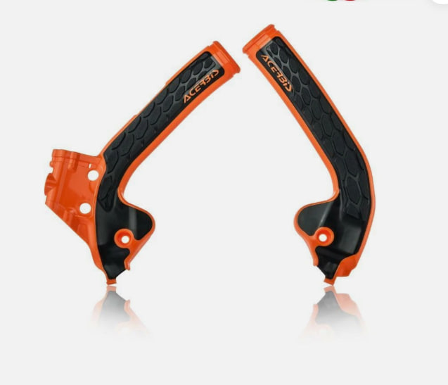 Захист рами Acerbis X-Grip для KTM SX85 / Husqvarna TC85 (2018) — Помаранчевий (0022893.011.016)
