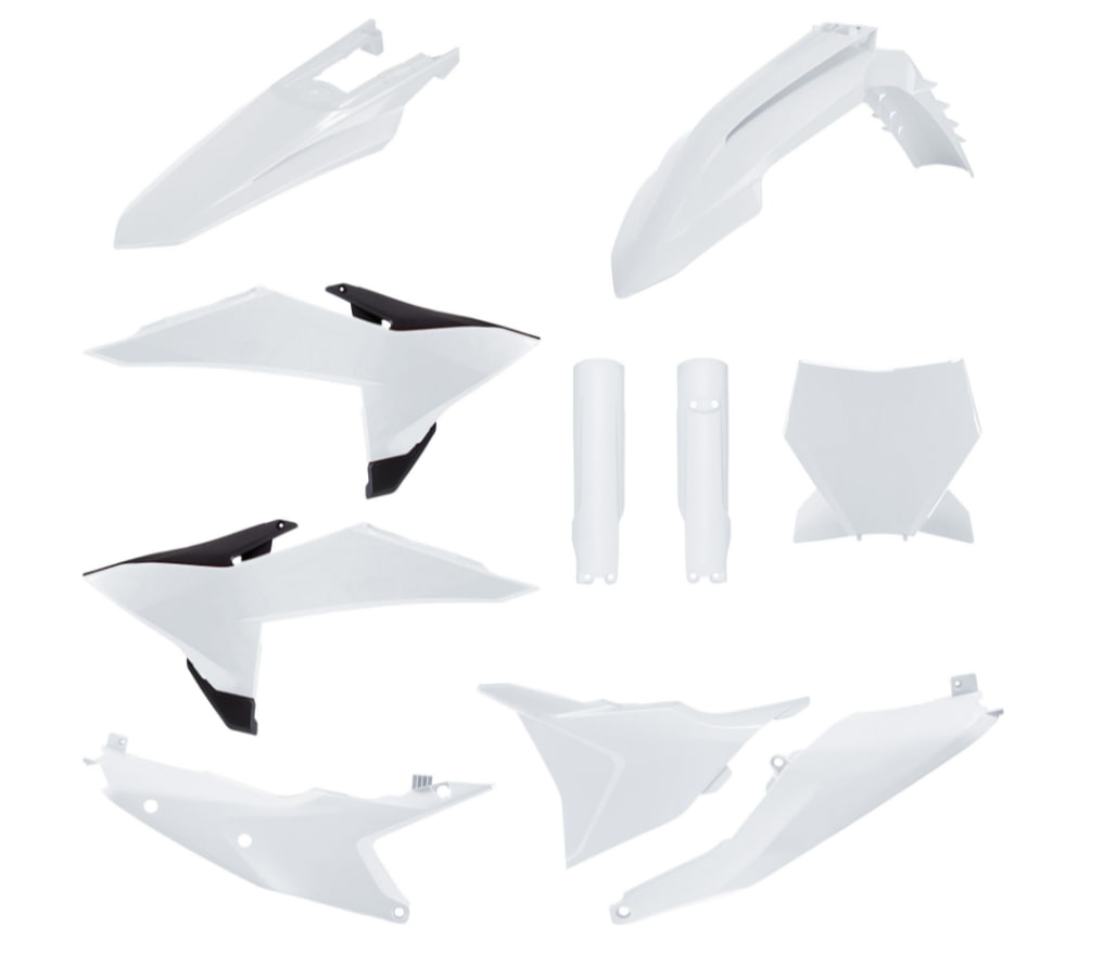 Комплект пластика Polisport Full Kit KTM SX/SX-F/XC/XC-F 2025–2026 — Білий