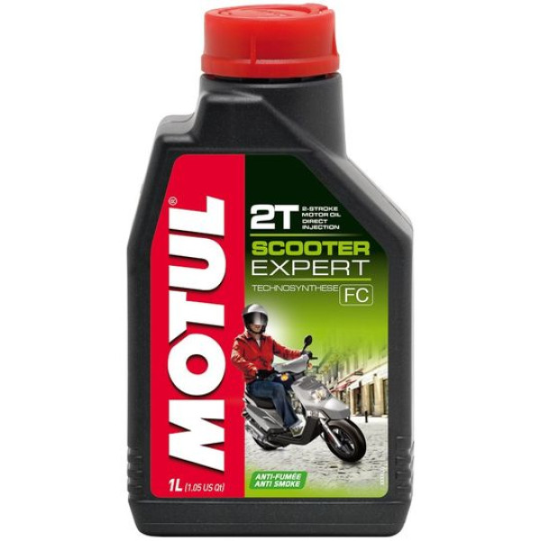 Масло напівсинтетичне Motul Scooter Expert 2T 1L — для 2-тактних скутерів