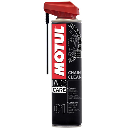 Очищувач ланцюга Motul C1 Chain Cleaner 400ml — для мотоциклів