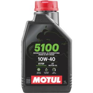 Масло напівсинтетичне Motul 5100 4T 10W40 — олива для 4-тактних мотоциклів (1L)