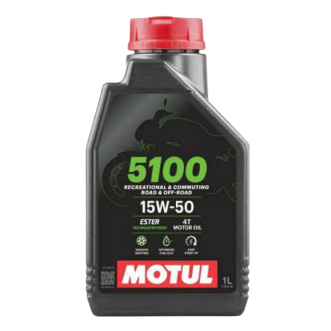 Масло напівсинтетичне Motul 5100 4T 15W50 — для 4-тактних мотоциклів (1L)