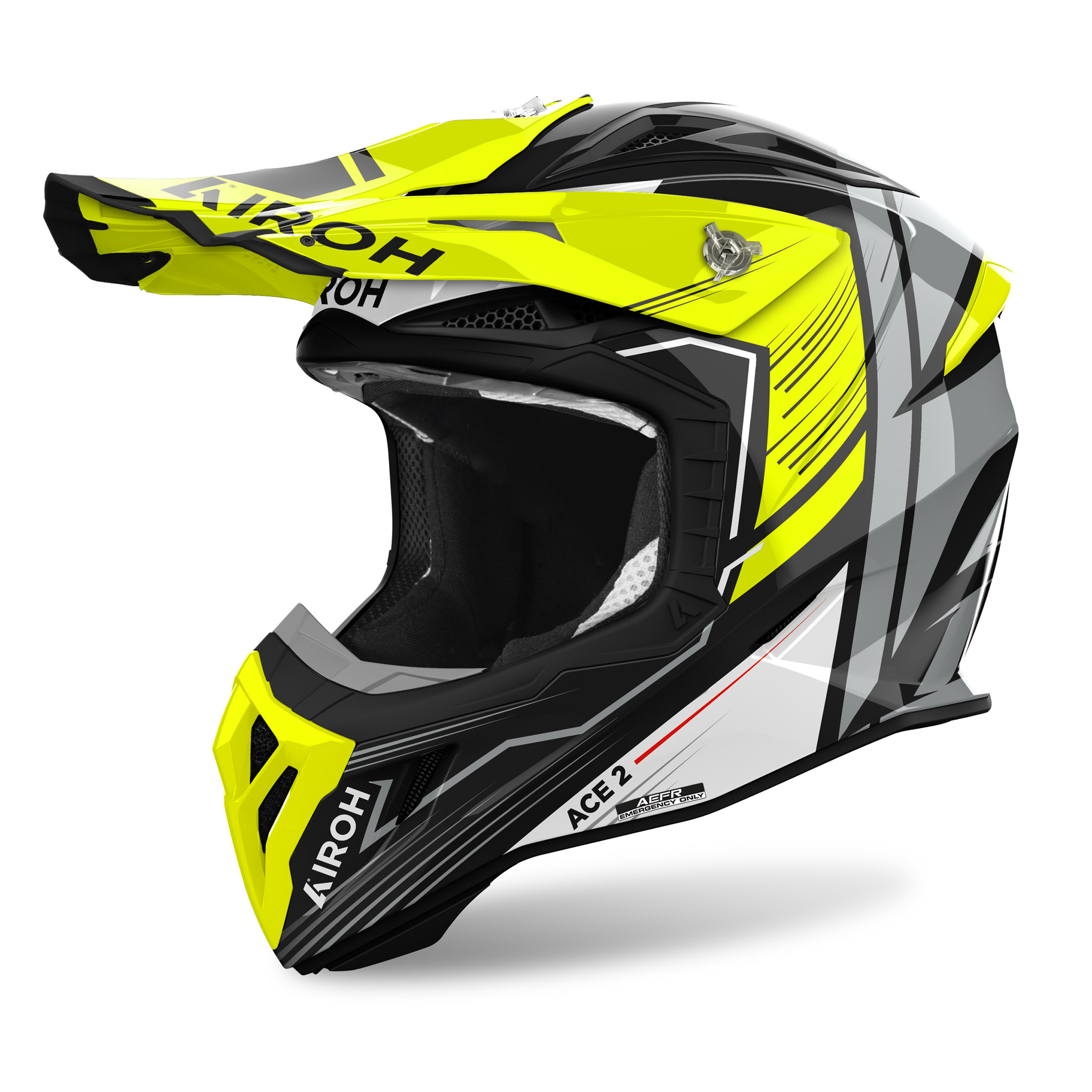 Шолом Airoh Aviator ACE 2 Engine Yellow Gloss — Розмір M
