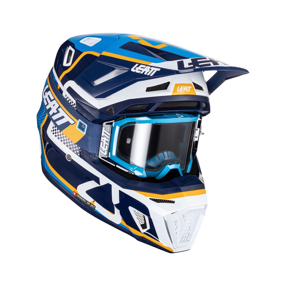 Мотошолом з окулярами Leatt Moto 8.5 V24 Ink — Розмір L